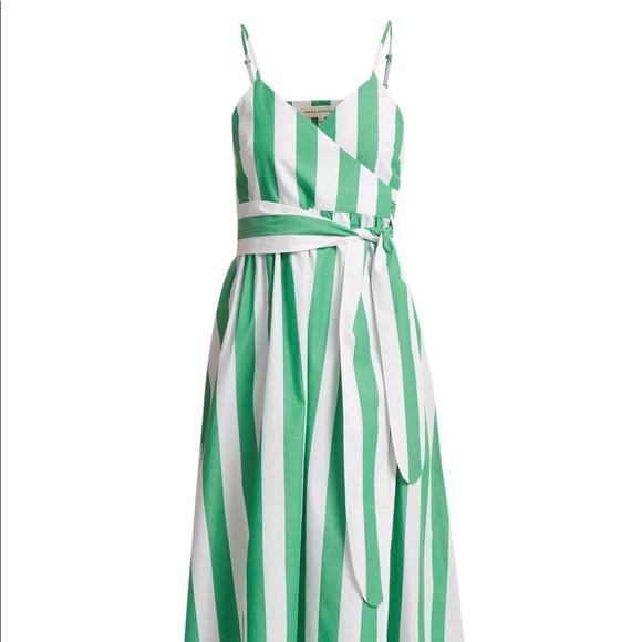 Mara Hoffman Bungalow-stripe Wrap Dress - Picture 2 of 4